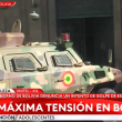 Tanque do exército da Bolívia tenta invadir Palácio Quemado, sede do governo