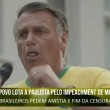 Em ato pela ‘liberdade’, Bolsonaro manda apoiadores e até PM arrancar bateria de carro com som ligado