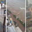 Chuvas: lama e esgoto invade praia de Balneário Camboriú, em SC; vídeo