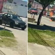 Motorista põe fogo no próprio carro para evitar apreensão na Grande João Pessoa; vídeo