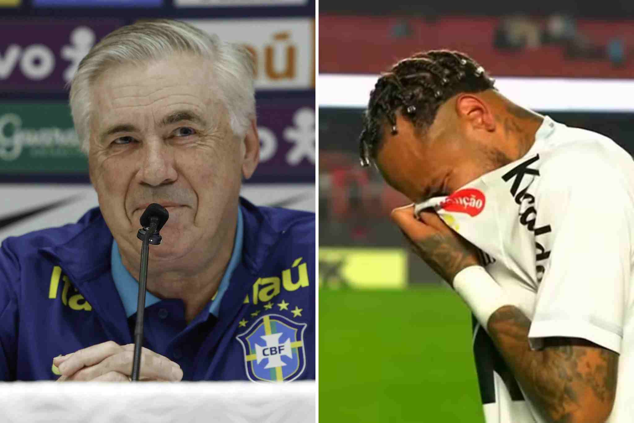 Ancelotti diz que Neymar ficou fora da seleção por decisão técnica e  prioriza coletivo - Maurílio Júnior